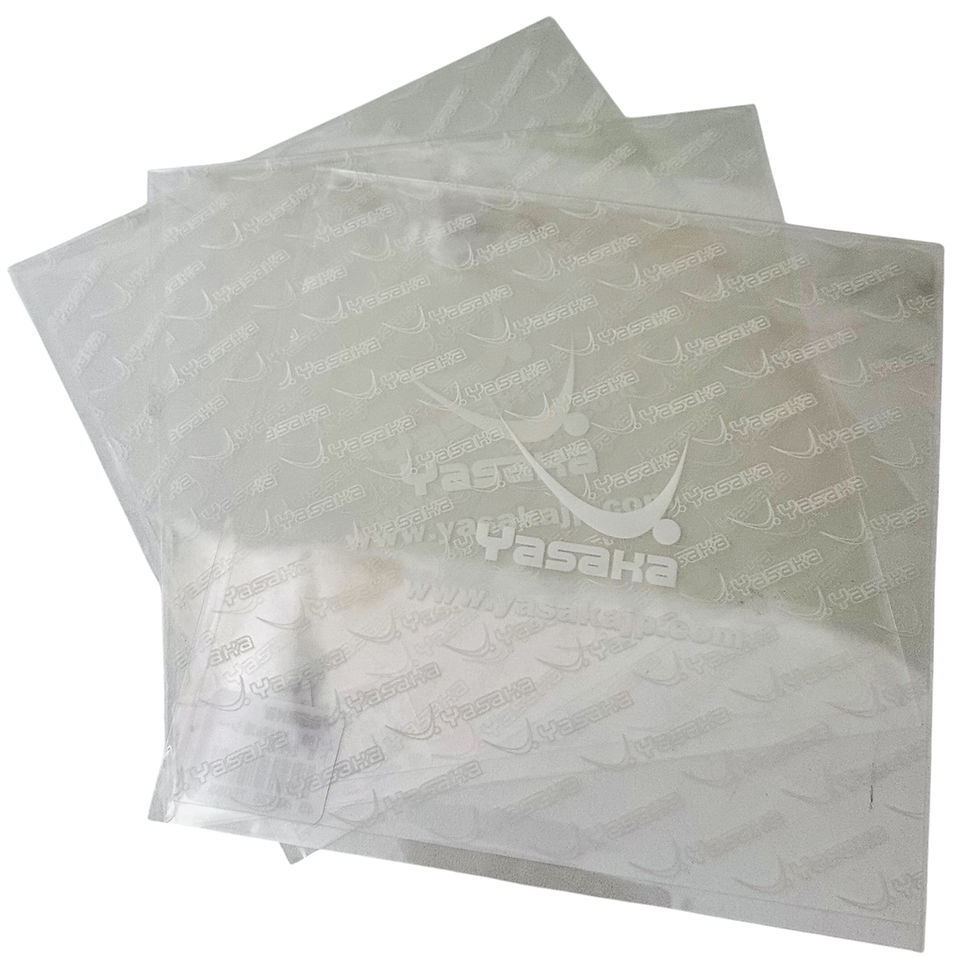 Yasaka table tennis rubber adhesive protector sheets