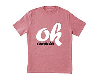 Ok Computer Pink Print T-Shirt