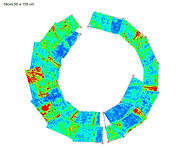 Plano CAD georreferenciado UTM interferencias georadar Codelco
