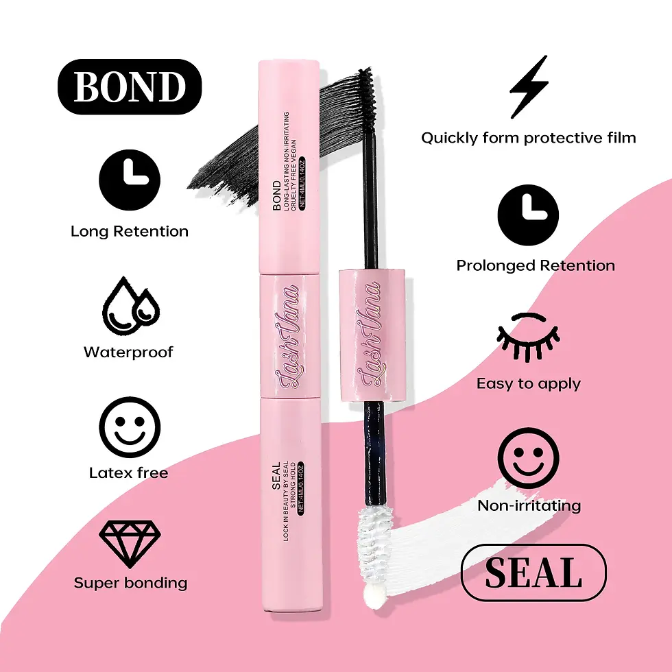 Thumbnail: DIY Lashes Extension Kit Eyelashes 200 PCS Clusters Lash Bond and Seal Makeup To