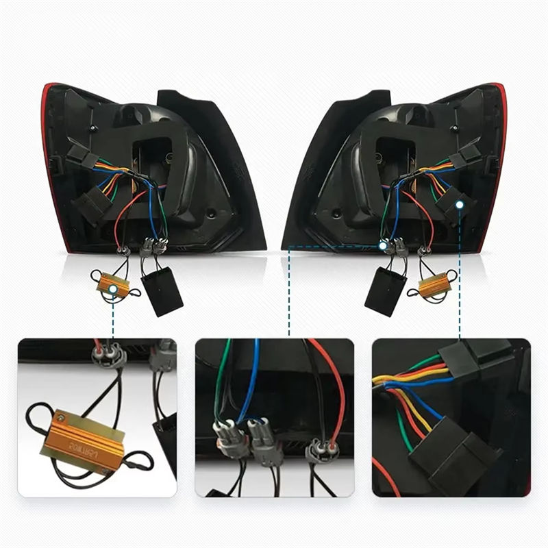 Thumbnail: Rear Led Tail Lights for Volkswagen VW Polo 5 2011 - 2018 Taillamp Sequential Tu