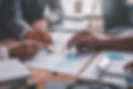 Financial analyst analyzes businessman investment consultant analyzing company financial r