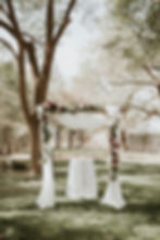 A Beautiful Wedding Altar at Spirit Ranch