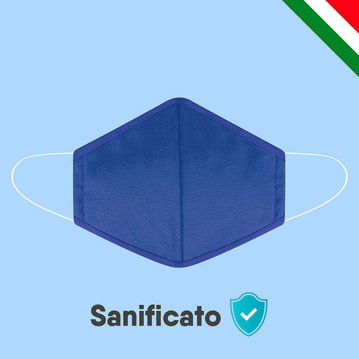 Miniatura: Mascherinain Tessuto Personalizzata in Quadricromia