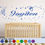 Miniatura: Wall sticker Kids Custom Name with Bear, Stars and Tree.