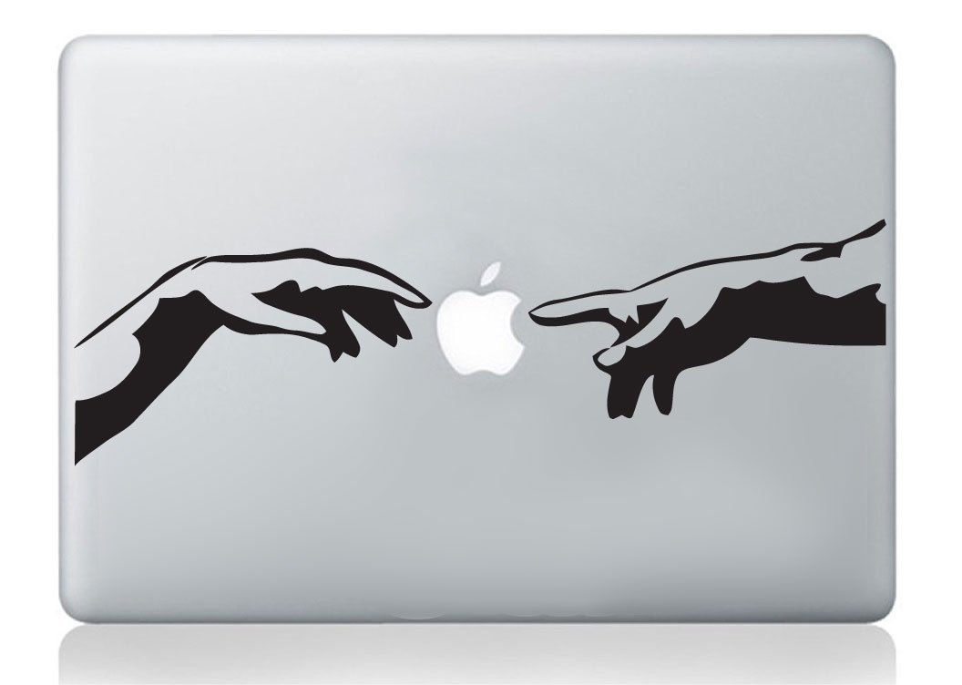 Adesivo di "Michelangelo" in vinile per Apple Mac Macbook