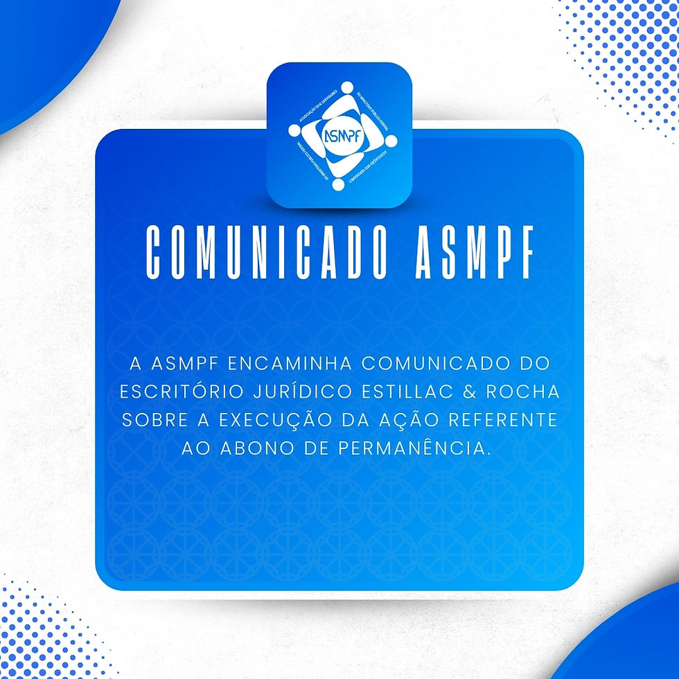 COMUNICADO ASMPF
