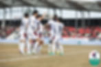 Celebrating his goal against Seongnam.