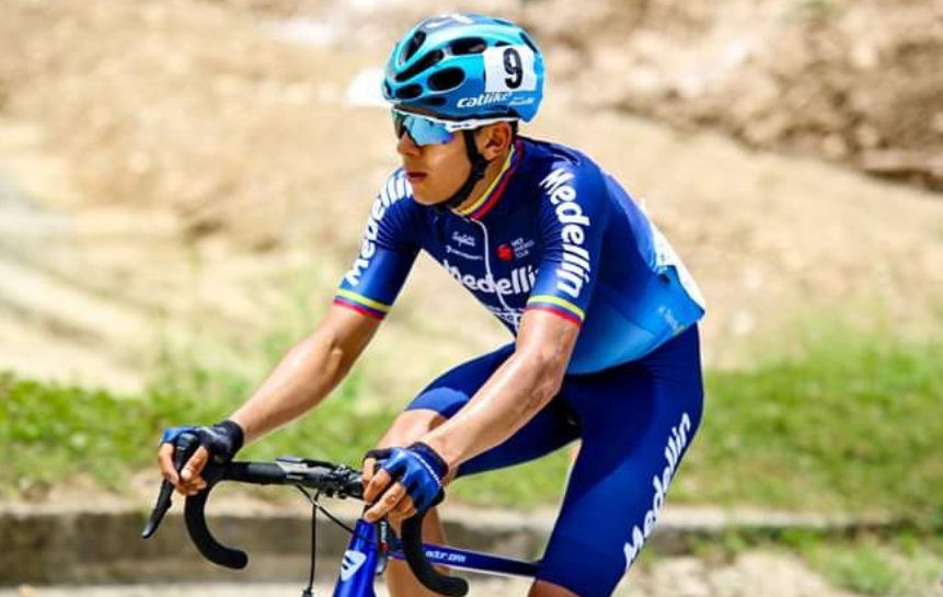 Harold Tejada cuando representaba al Team Medellín