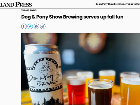 The Oakland Press: Dog & Pony Show Brewing Serves Up Fall Fun