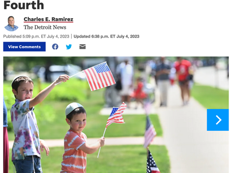 Detroit News: Metro Detroiters Celebrate on the Fourth