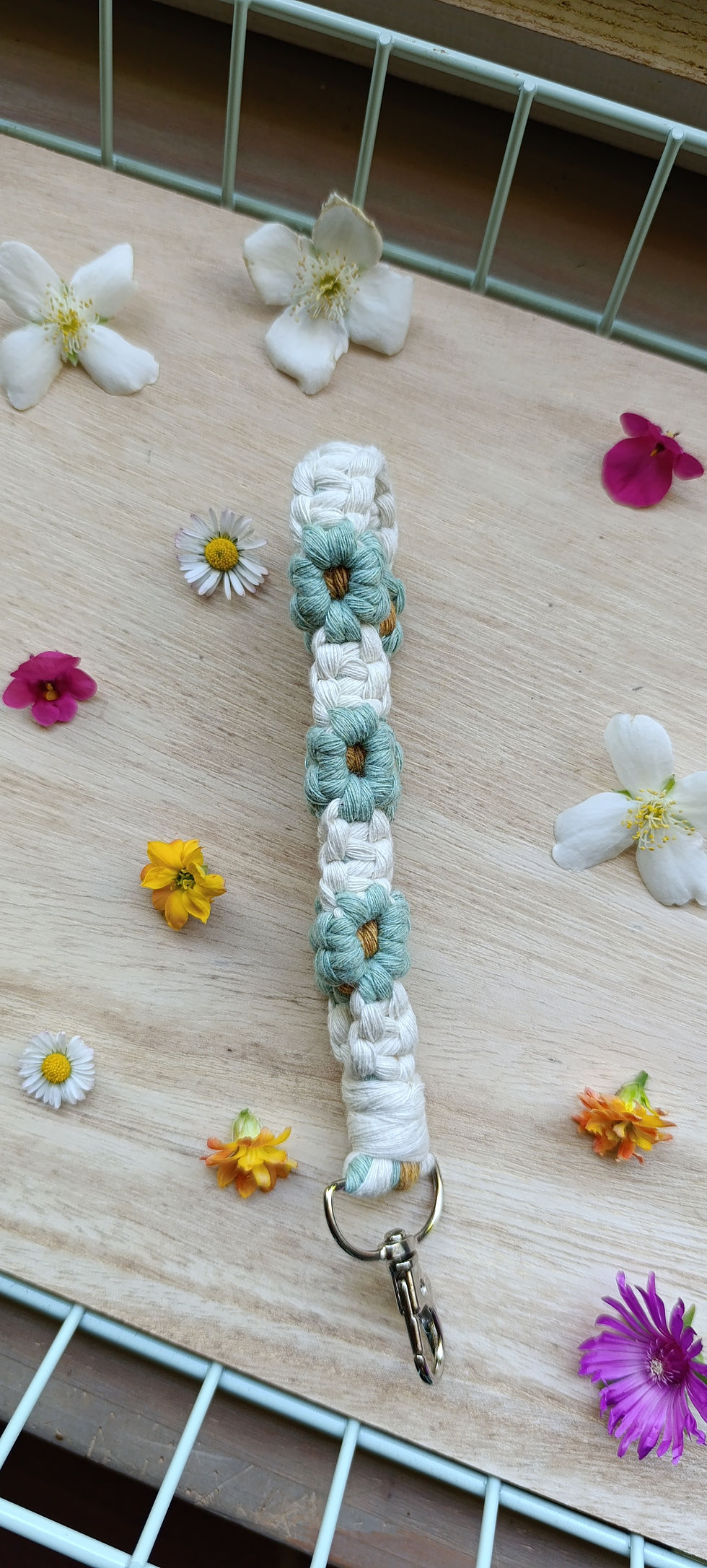 Miniature : PORTE CLES FLEURS