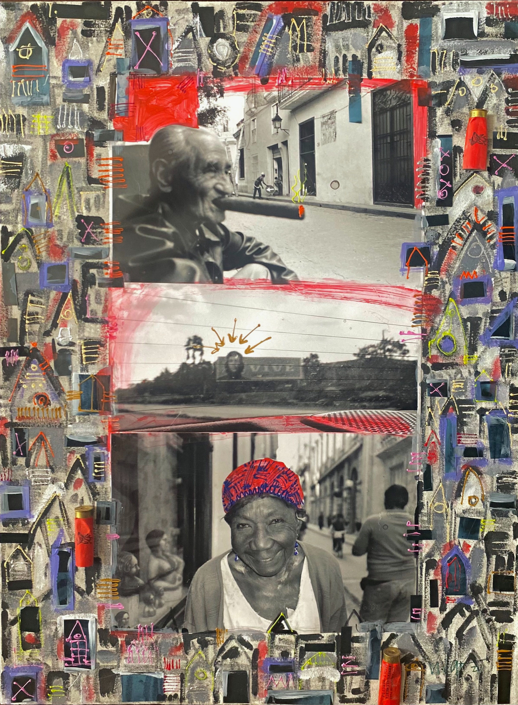 "LA HABANA CUBA" - 80 X 60 cm