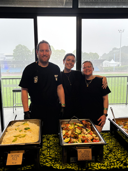 Team at tour catering