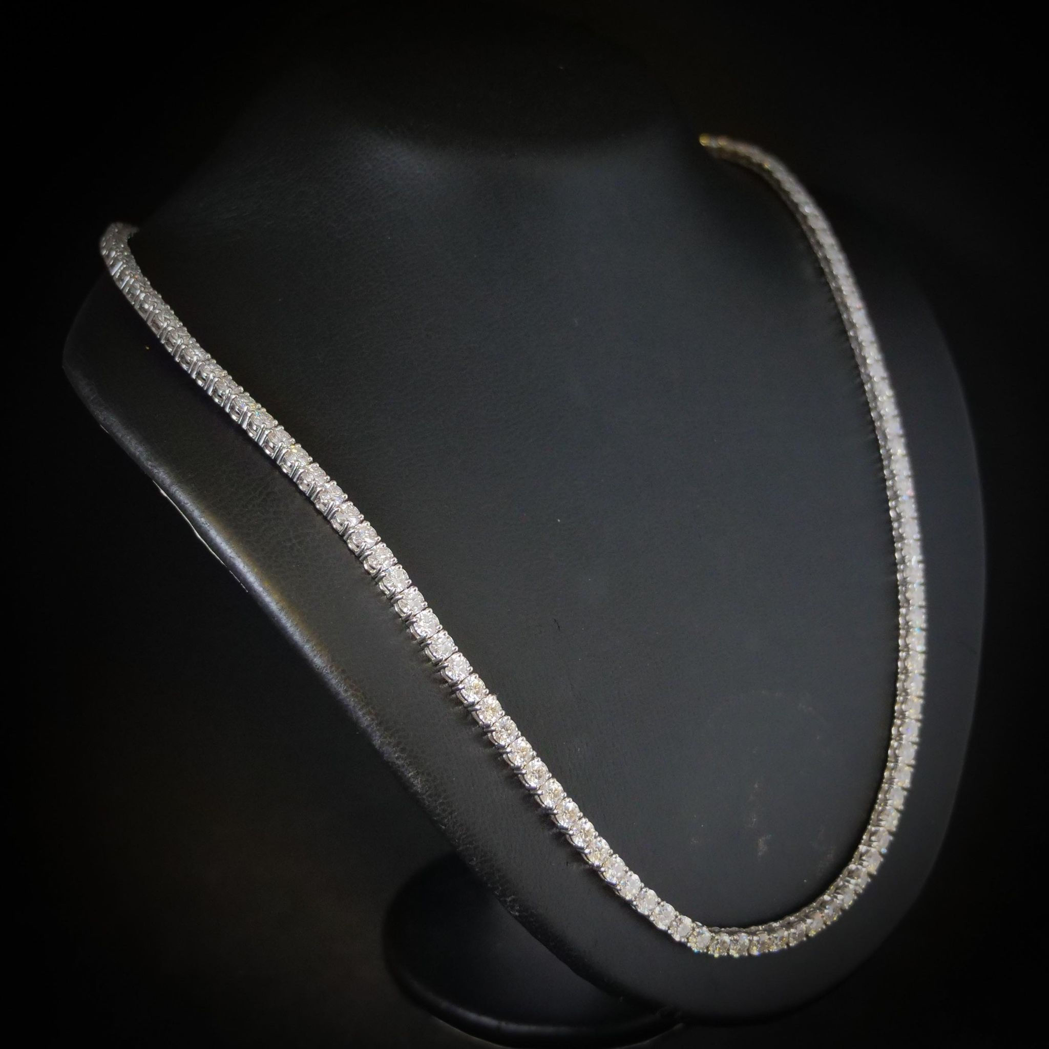 14k Lab Diamond Tennis Chain