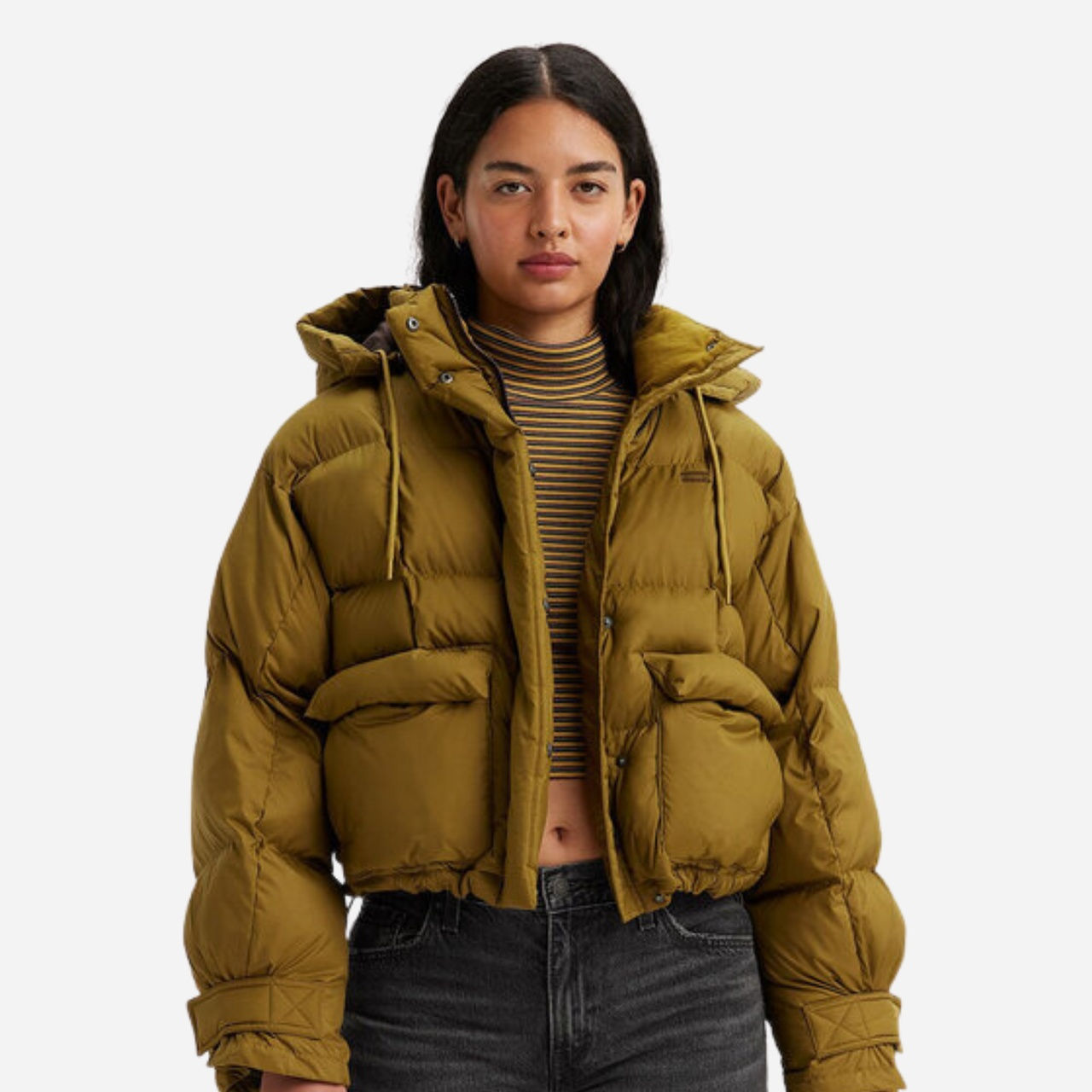 Baby Trapeze Shorty Puffer Jacket