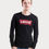 Thumbnail: Men's Black Graphic Long Sleeve Tee