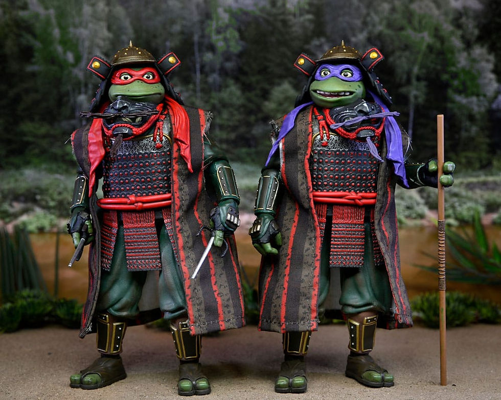Thumbnail: TMNT 3 TURTLES IN TIME 4 FIGURE SET (NECA 2025) 
