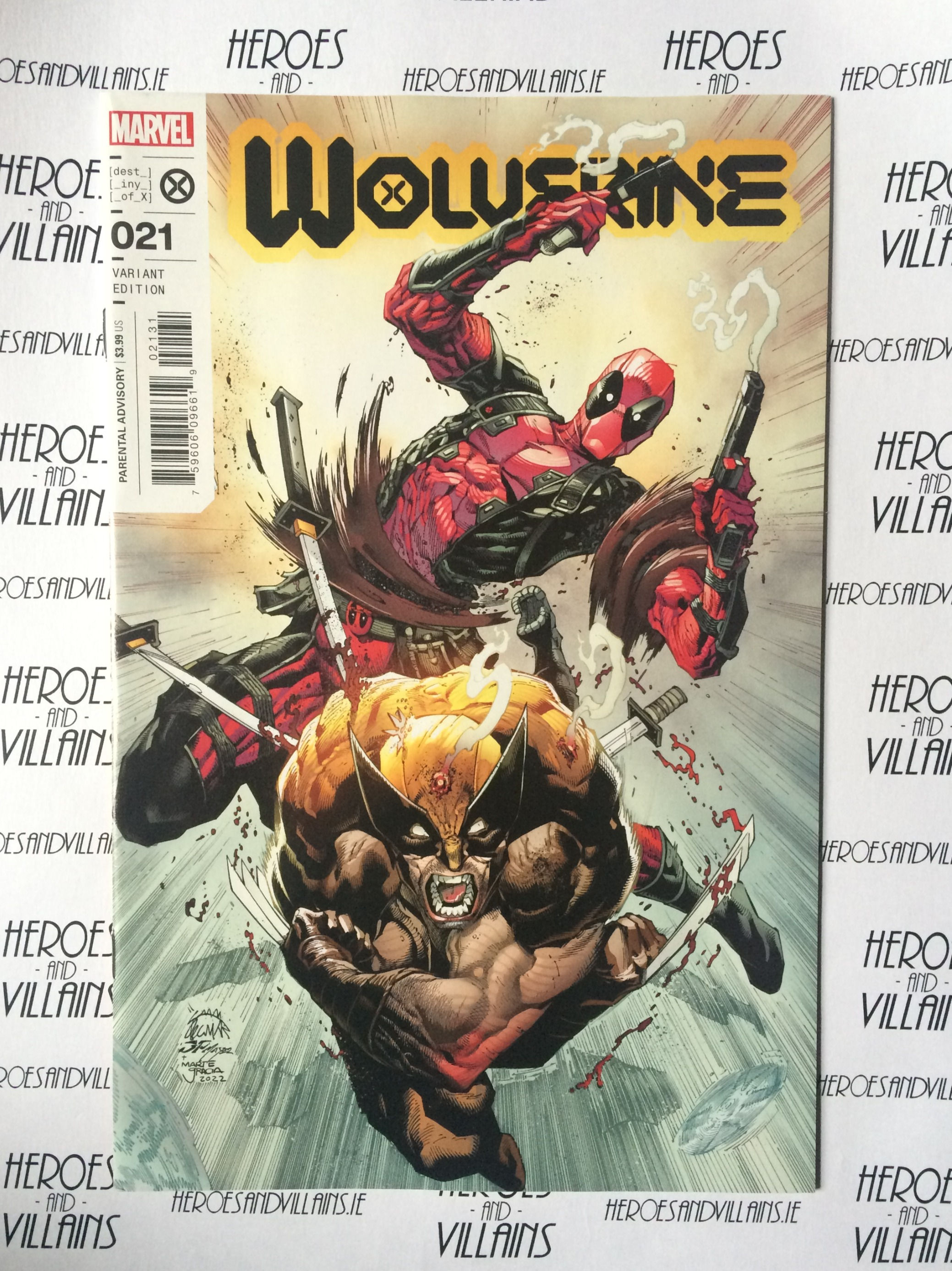 WOLVERINE #21 RYAN STEGMAN VARIANT COVER (MARVEL COMICS 2022)