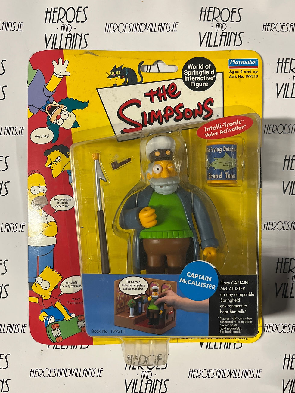SIMPSONS WORLD OF SPRINGFIELD SERIES 5 CAPTAIN MCCALLISTER (PLAYMATES 2001)