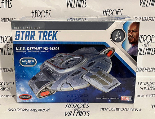 STAR TREK 1 1000 SCALE USS DEFIANT NX 74205 MODEL KIT POLAR LIGHTS star-trek-1-1000-scale-uss-defiant-nx-74205-model-kit-polar-lights