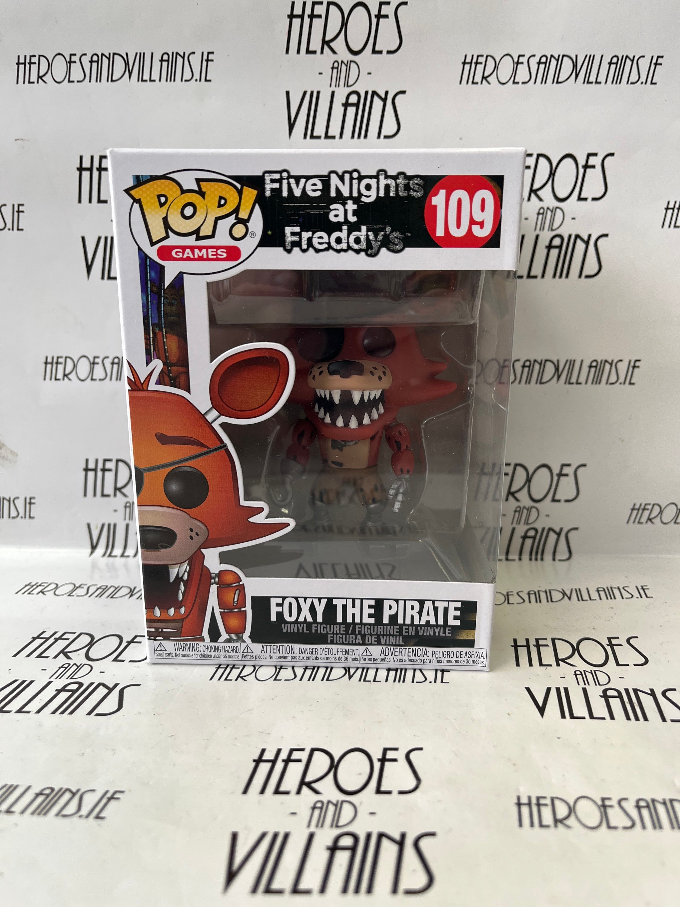 POP! GAMES FIVE NIGHTS AT FREDDYS FOXY THE PIRATE (FUNKO)