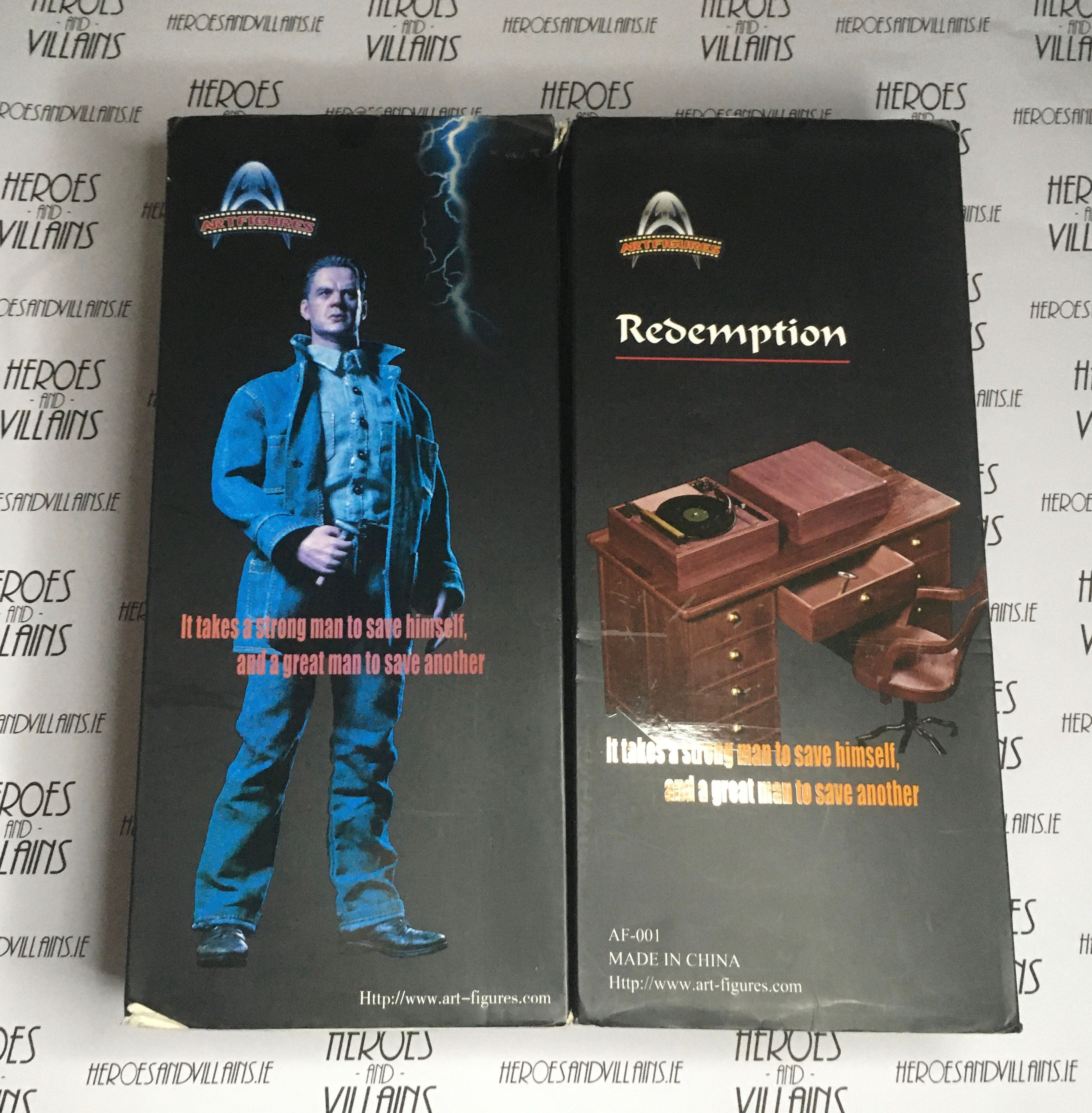 THE SHAWSHANK REDEMPTION 1/6 ANDY DUFRESNE AND DESK SET (ARTFIGURES 2010)