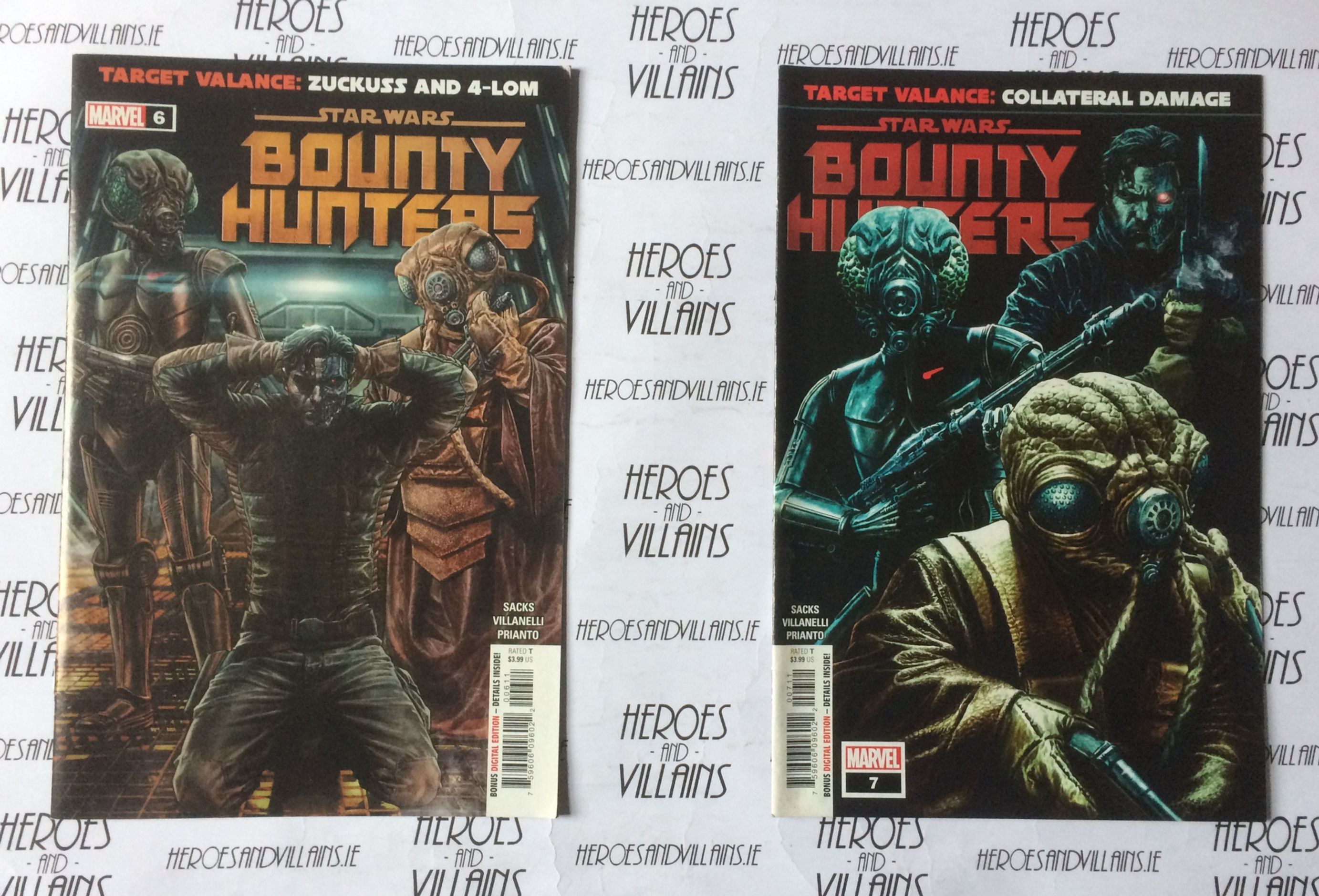 STAR WARS BOUNTY HUNTERS #6-7 TARGET VALANCE STORY ARC (MARVEL COMICS 2020)