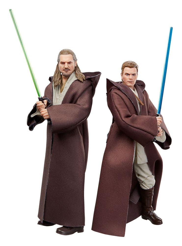 Thumbnail: STAR WARS BLACK SERIES 6” TPM OBI-WAN AND QUI-GON VS DARTH MAUL 3 PAC
