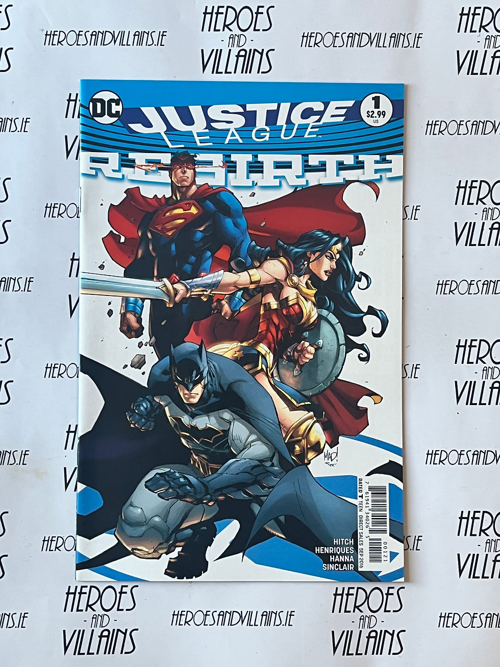 JUSTICE LEAGUE REBIRTH #1 JOE MADUREIRA VARIANT COVER (DC COMICS 2016) HEROES VILLAINS IRELAND DUBLIN BATMAN ONLINE STORE