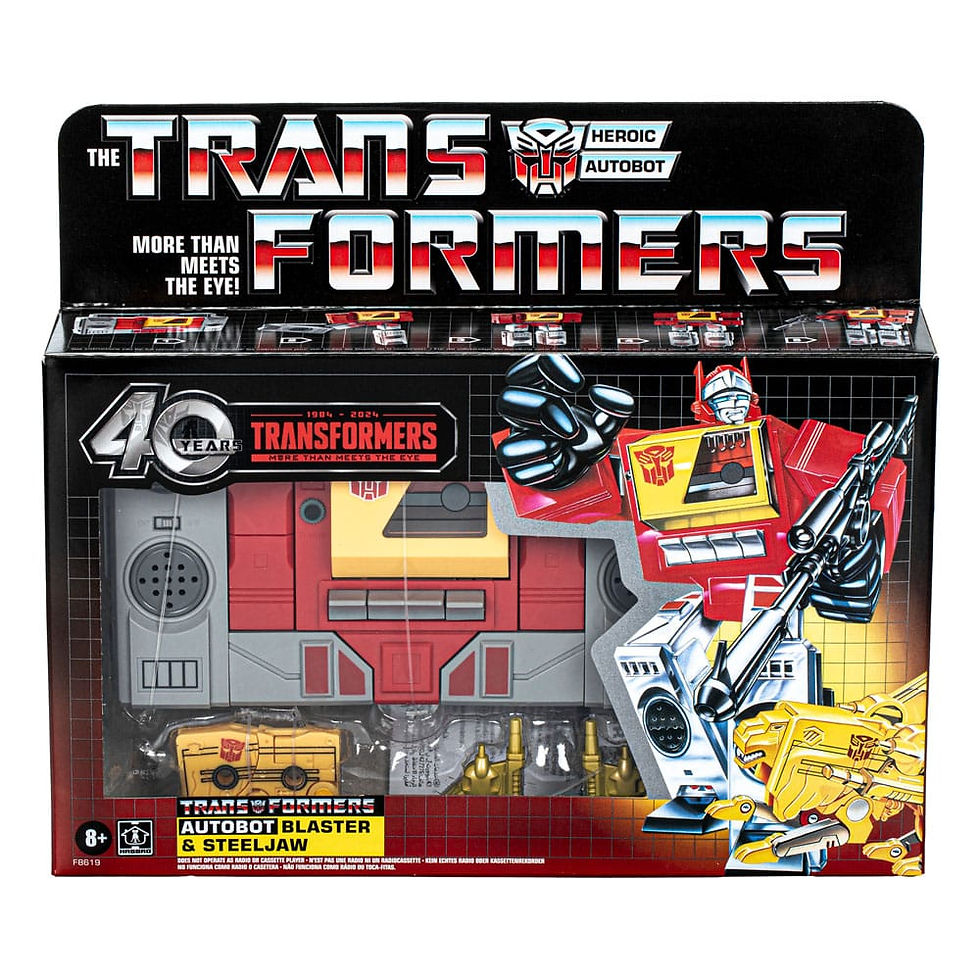 Miniatura: TRANSFORMERS 40th ANNIVERSARY RETRO GEN1 AUTOBOT BLASTER (HASBRO 2024) HEROES VILLAINS IRELAND TOY SHOP DUBLIN BASED ONLINE