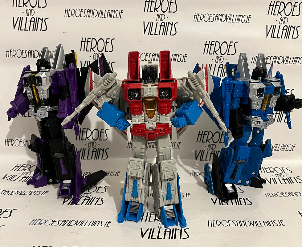 Thumbnail: TRANSFORMERS WFC EARTHRISE VOYAGER DECEPTICON SEEKERS STARSCREAM, THUNDERCRACKER