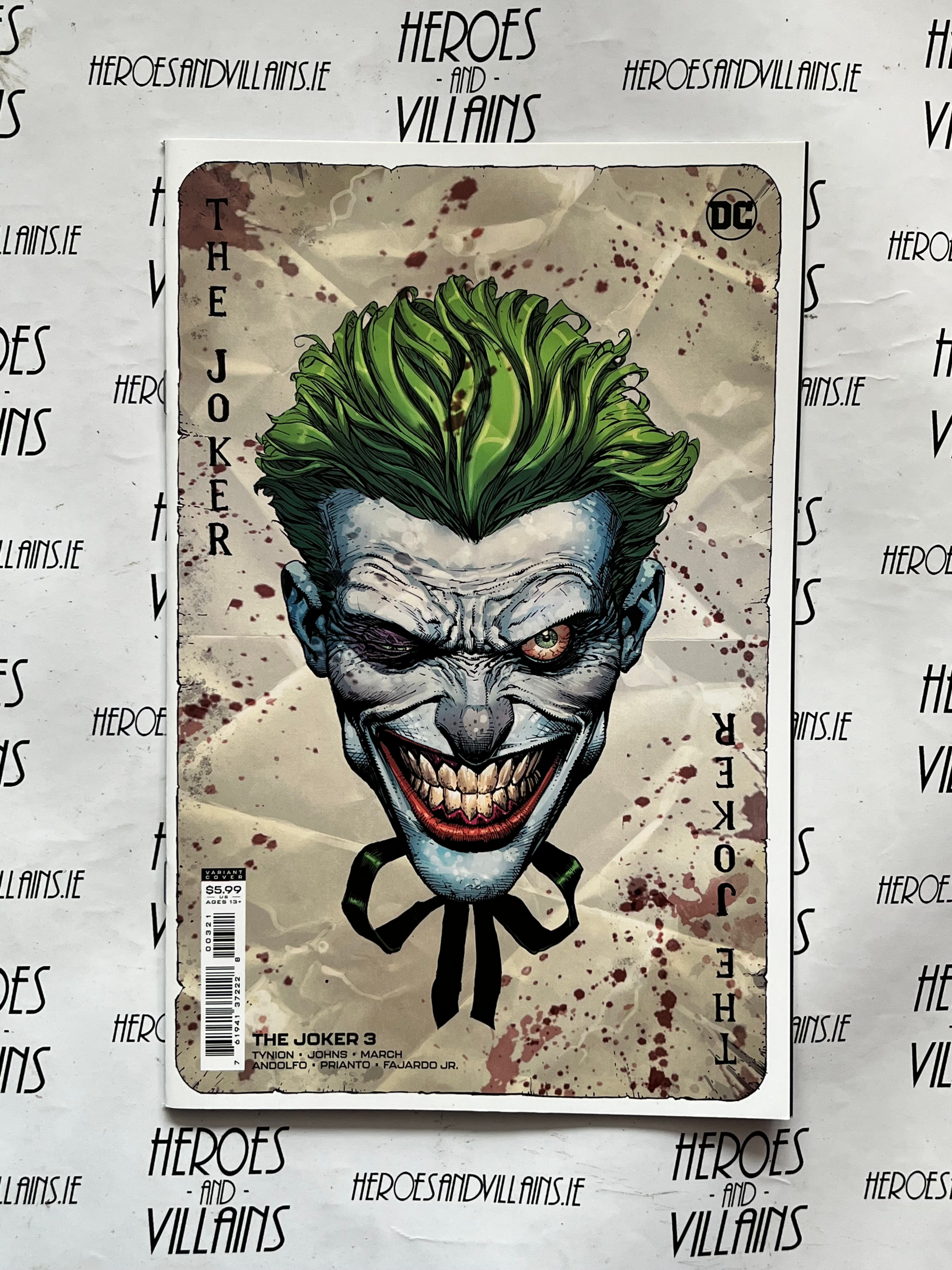 JOKER #3 DAVID FINCH VARIANT COVER (DC COMICS 2021)