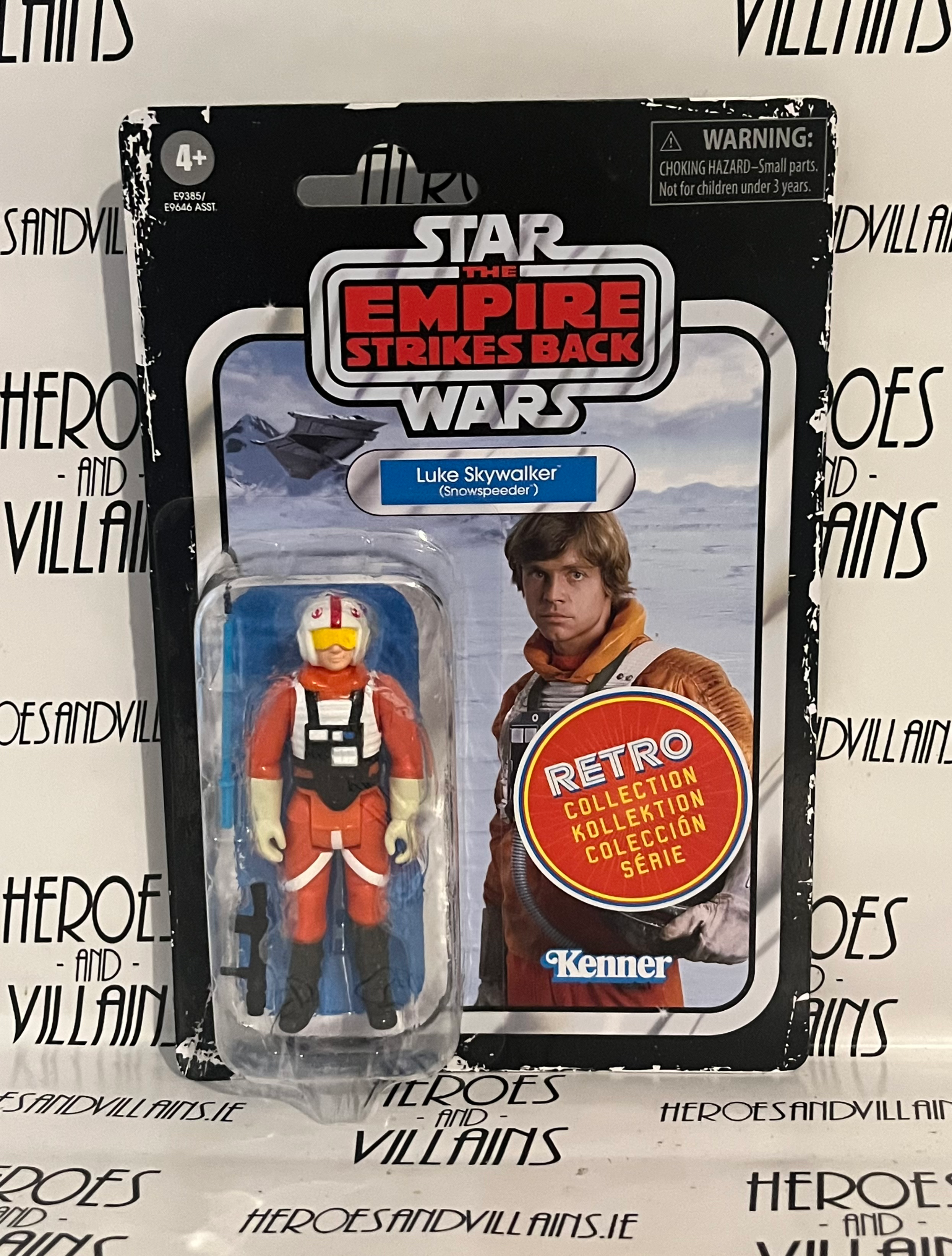 STAR WARS 3 3/4” KENNER RETRO TESB LUKE SKYWALKER SNOWSPEEDER PILOT (HASBRO 20