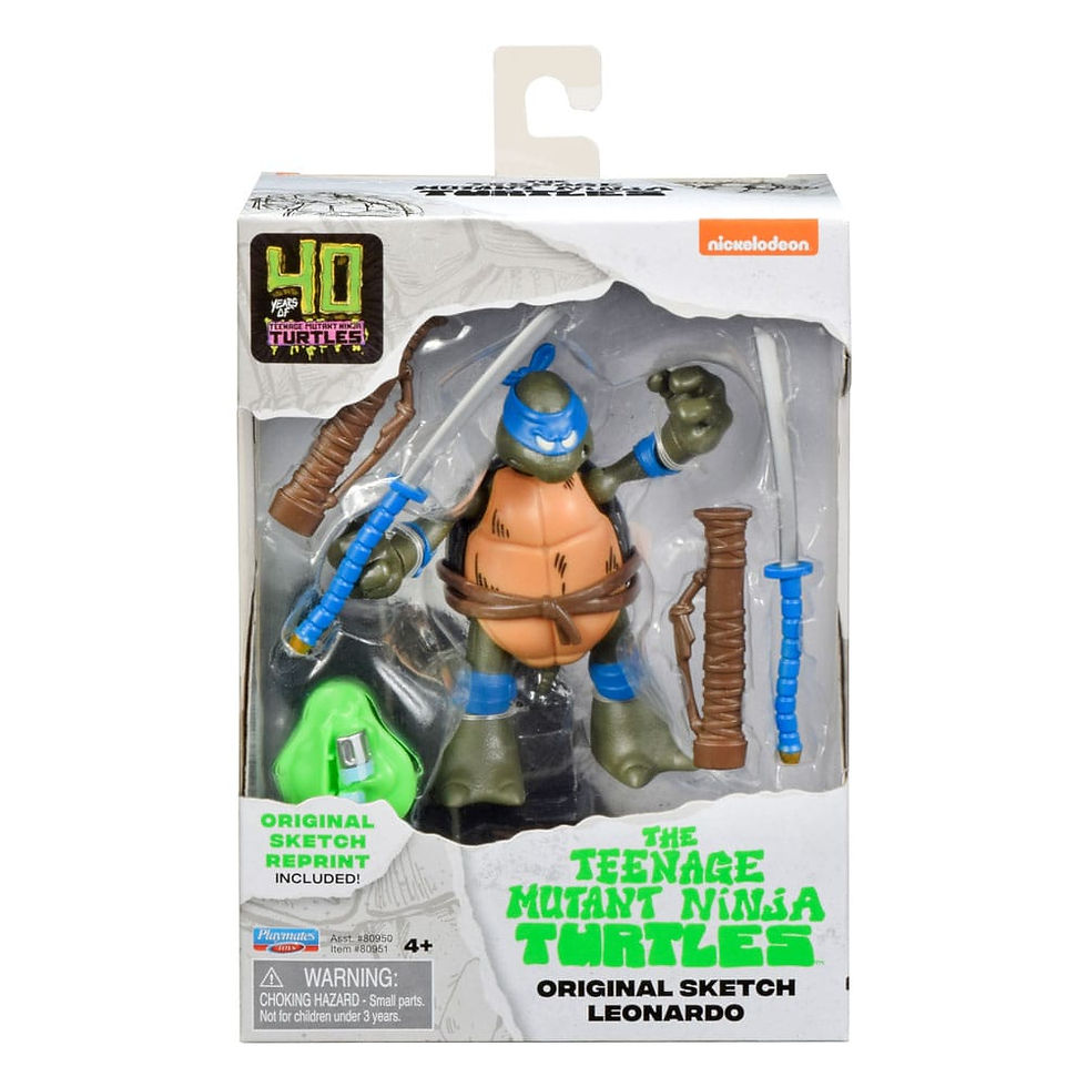 Miniatura: TEENAGE MUTANT NINJA TURTLES 40TH ANNIVERSARY ORIGINAL SKETCH FIGURE