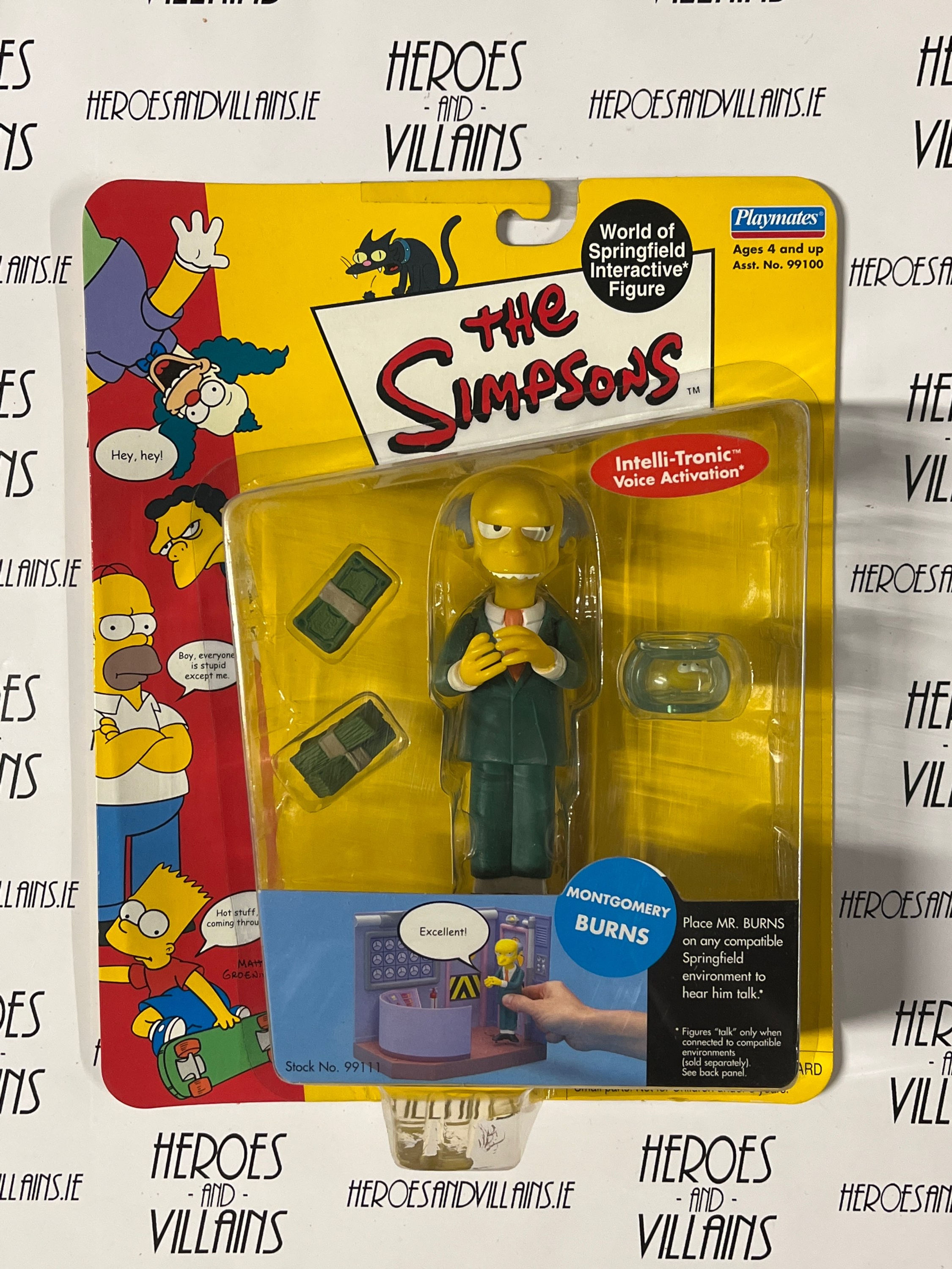 SIMPSONS WORLD OF SPRINGFIELD SERIES  1 MONTGOMERY BURNS (PLAYMATES  2000)