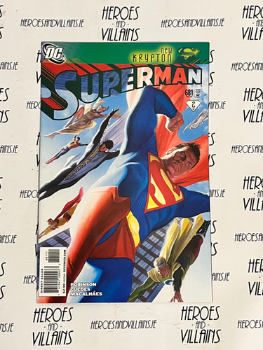 681 Comic Numbers SUPERMAN #681 ALEX ROSS VARIANT COVER (DC COMICS 2008) | Heroes and ...