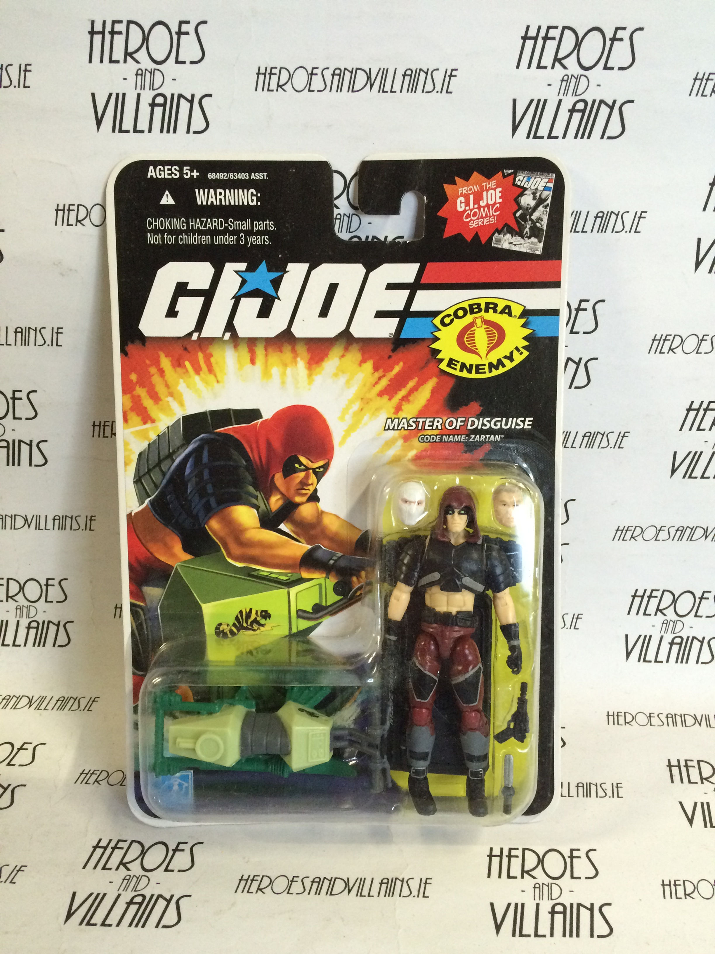 GI JOE 25TH ANNIVERSARY  ZARTAN AND SWAMP SKIER (HASBRO 2007)