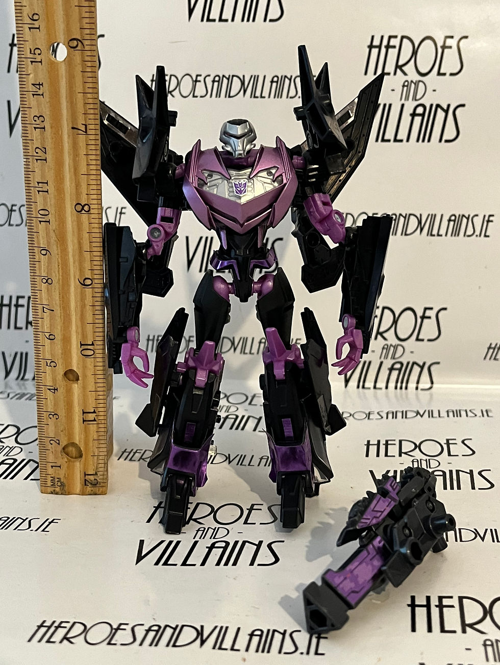 Miniatura: TRANSFORMERS PRIME ARM MICRON DELUXE DECEPTICONS JET VEHICON (TAKARA 2014)