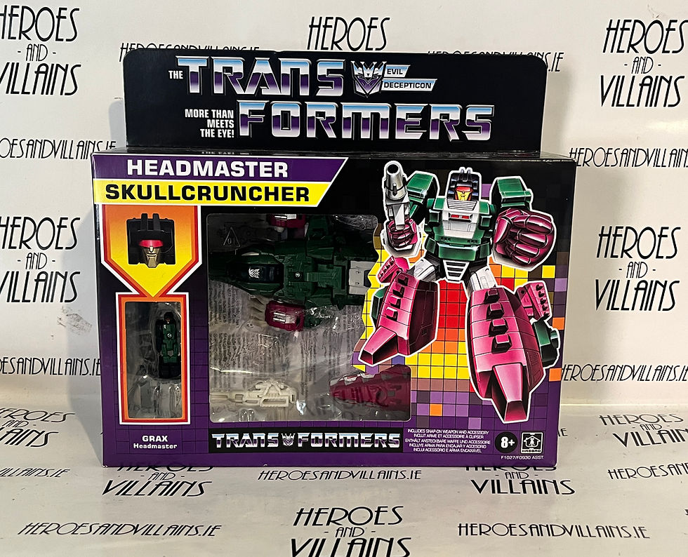 TRANSFORMERS HEADMASTER RETRO DELUXE DECEPTICON SKULLCRUNCHER (HASBRO 2021)