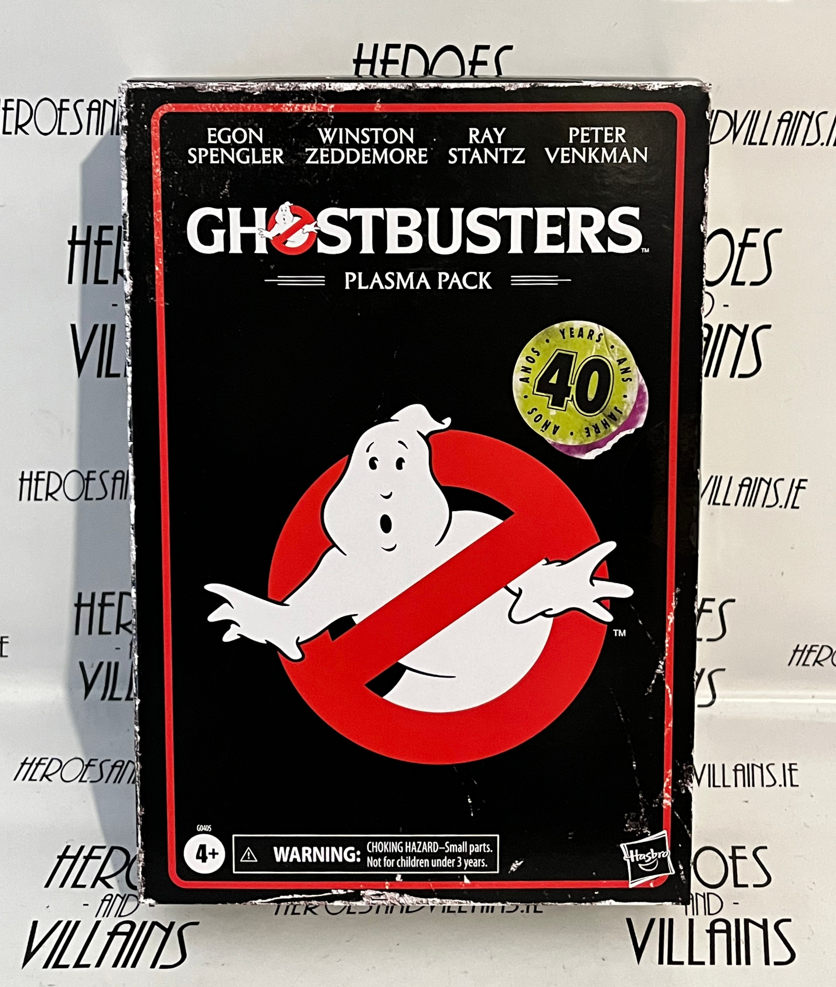 GHOSTBUSTERS 3 3/4” 40th ANNIVERSARY PLASMA 4 FIGURE PACK ( HASBRO 20