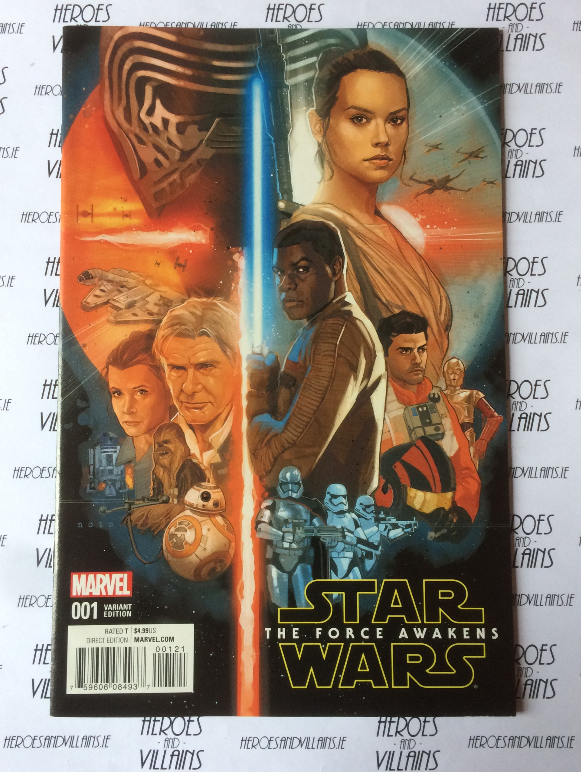 STAR WARS FORCE AWAKENS ADAPTATION #1 PHIL NOTO VARIANT (MARVEL COMICS 2016)