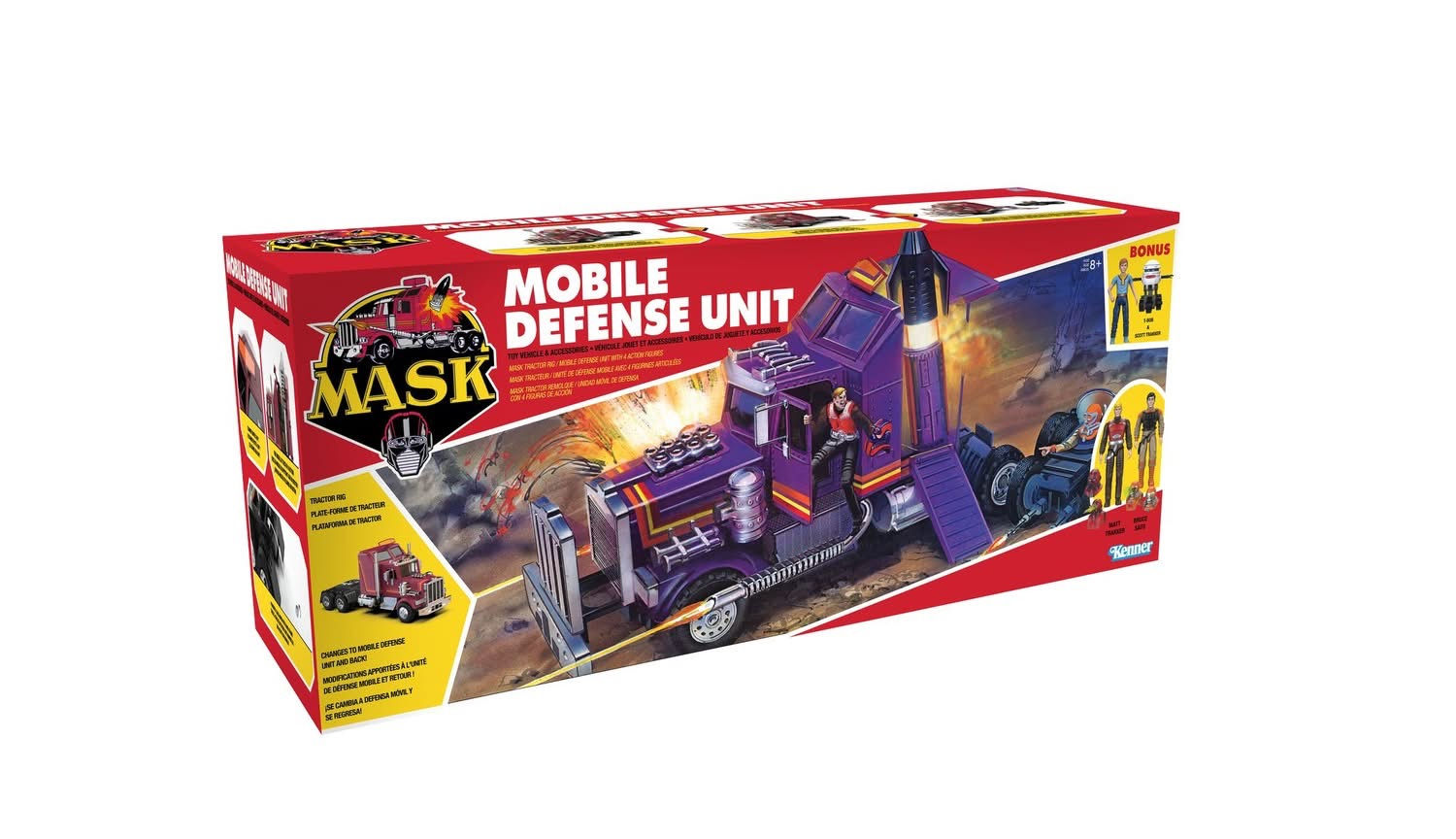 PRE:ORDER: M.A.S.K RHINO SDCC 2025 EXCLUSIVE WITH T-BOB, SCOTT TRAKKER, MATT TRA