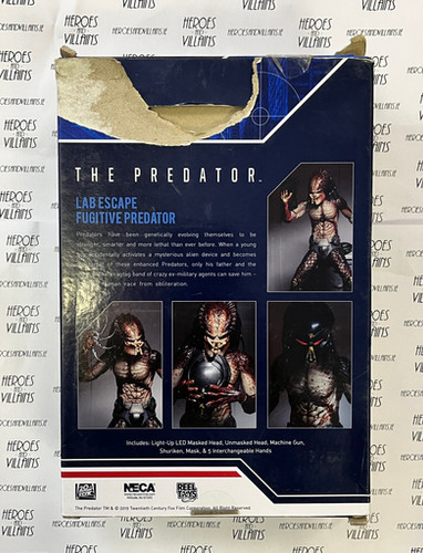 THE PREDATOR ULTIMATE LAB ESCAPE FUGITIVE PREDATOR (NECA 2018