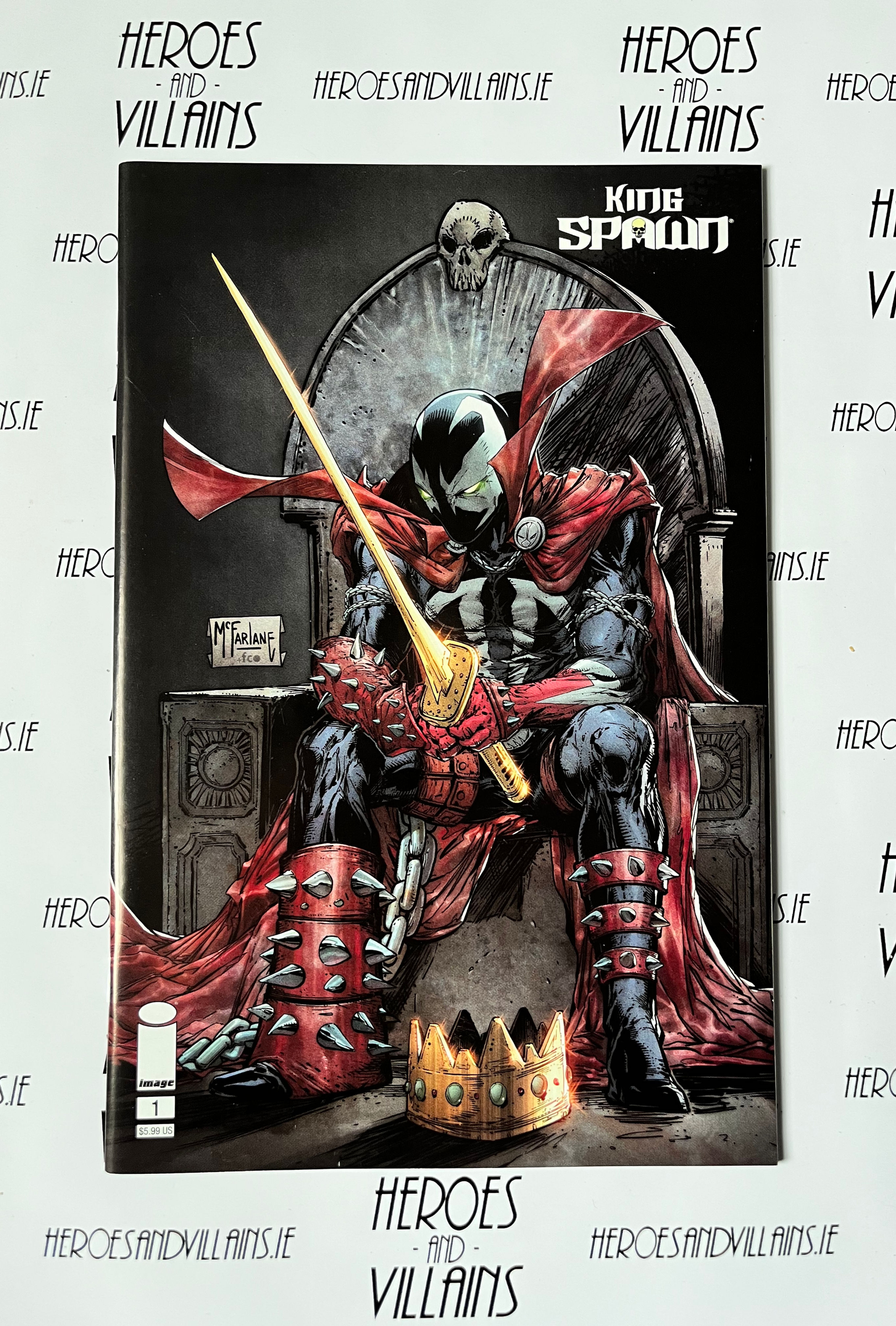 KING SPAWN #1 MCFARLANE VARIANT CVR B (IMAGE COMICS 2021)