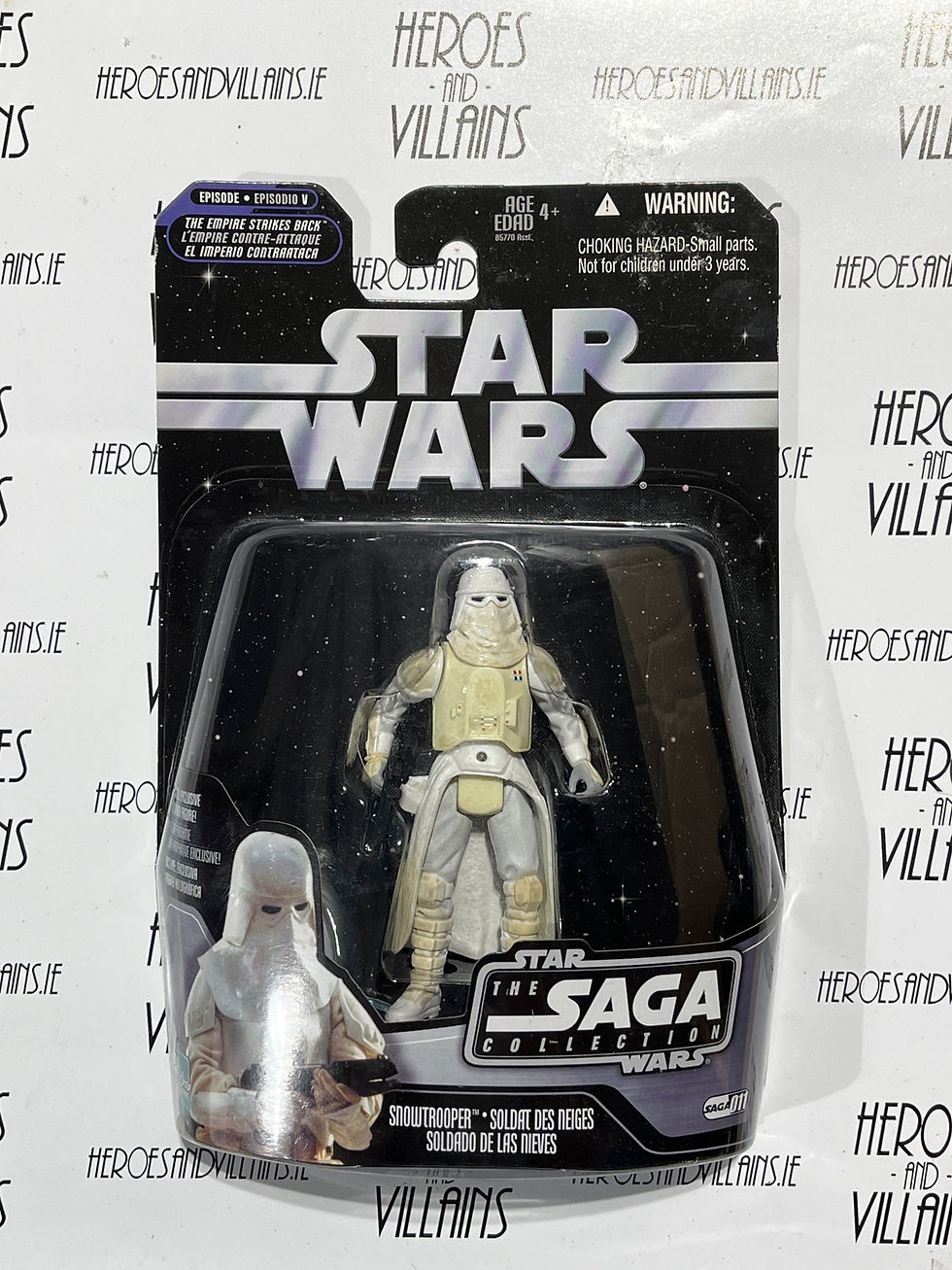 STAR WARS 3 3/4” SAGA COLL #11 TESB SNOWTROOPER (HASBRO 2006)
