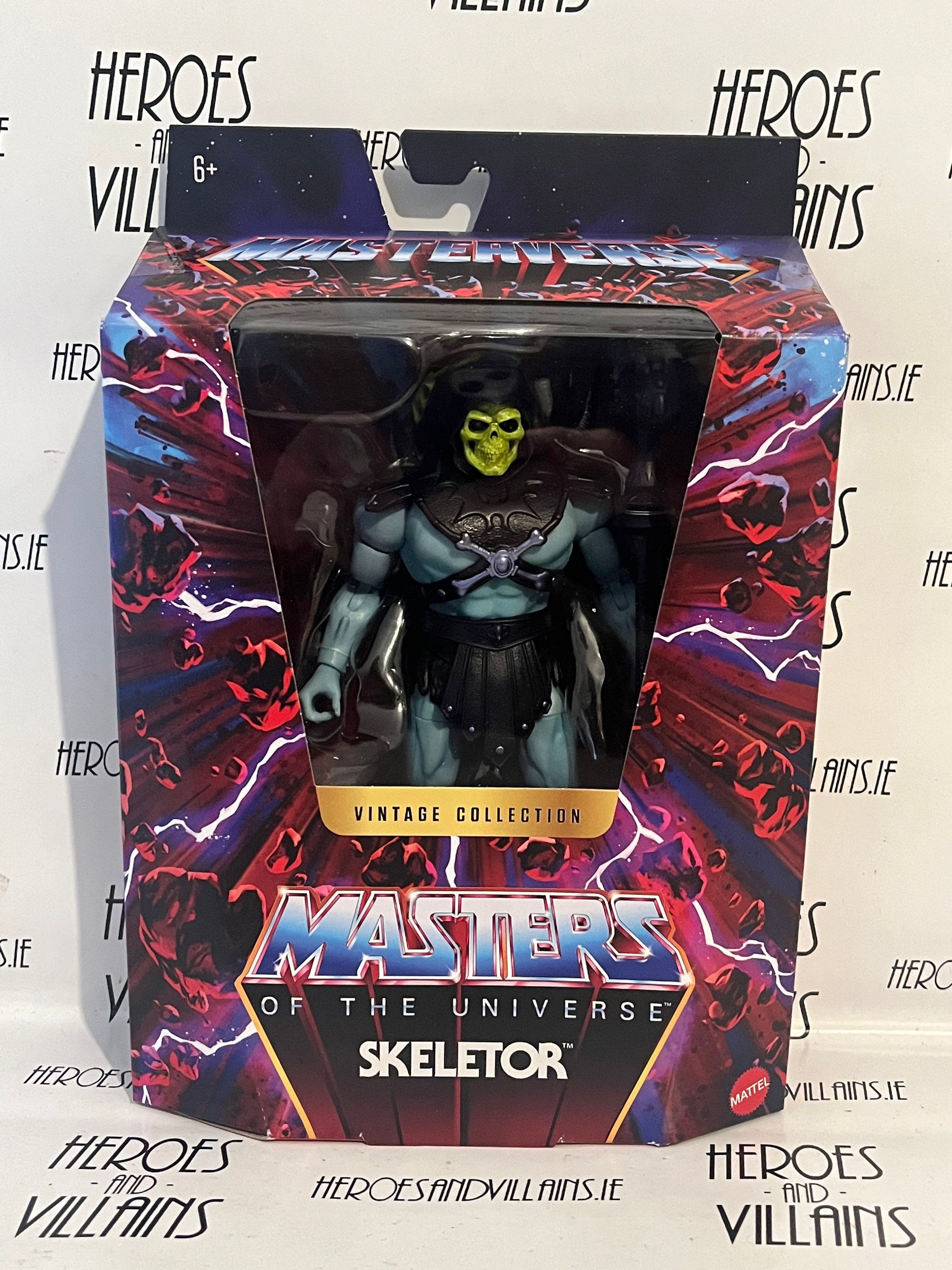 MASTERS OF THE UNIVERSE MASTERVERSE VINTAGE COLLECTION SKELETOR (MATT