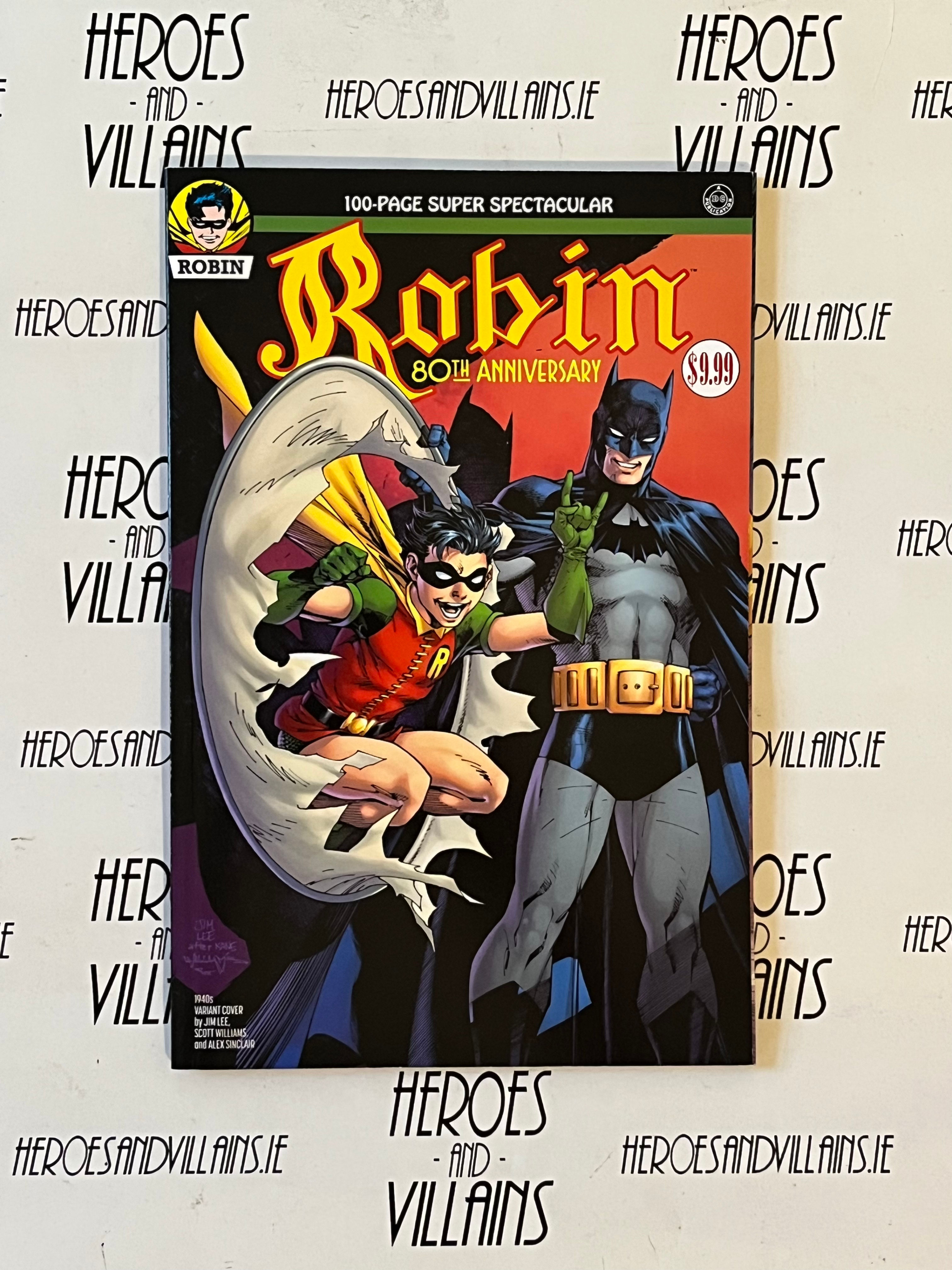 ROBIN 80th ANNIVERSARY 100 PAGE SUPER SPECTACULAR JIM LEE COVER VARIANT (DC COMI