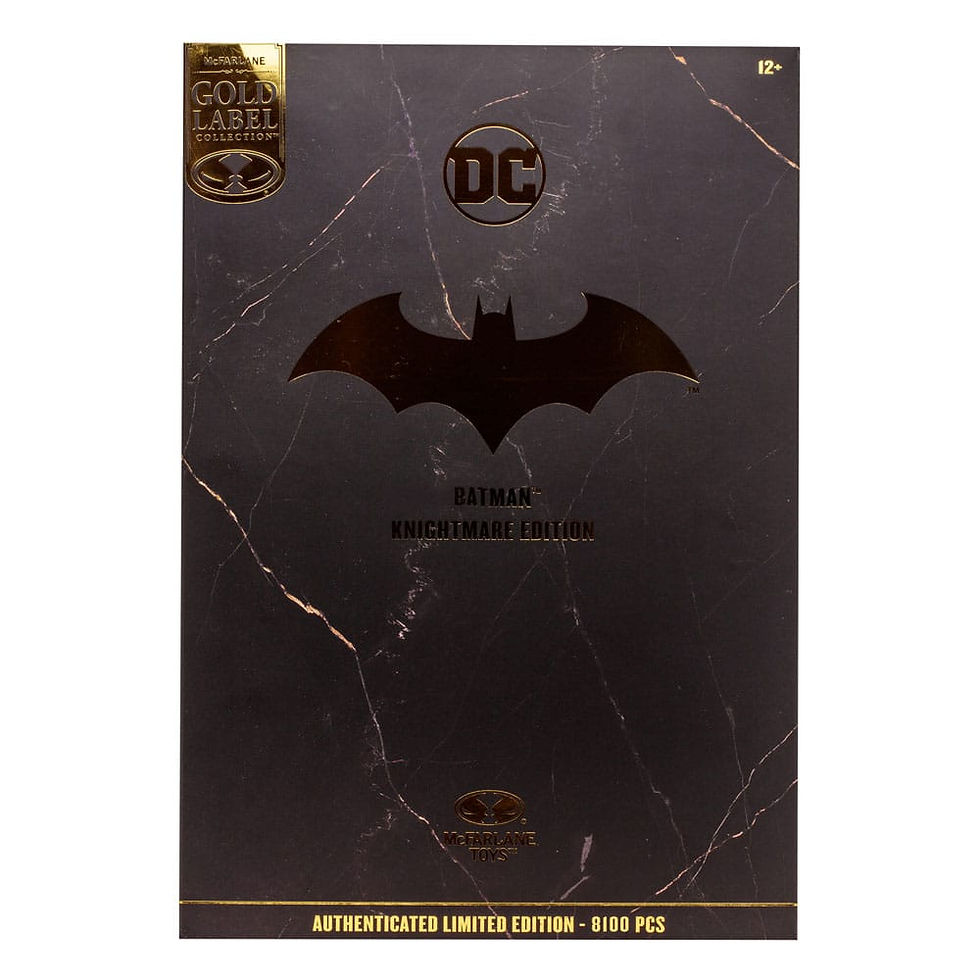 Miniatura: DC MULTIVERSE BATMAN HELLBAT SUIT KNIGHTMARE GOLD LABEL EDITION (MCFA