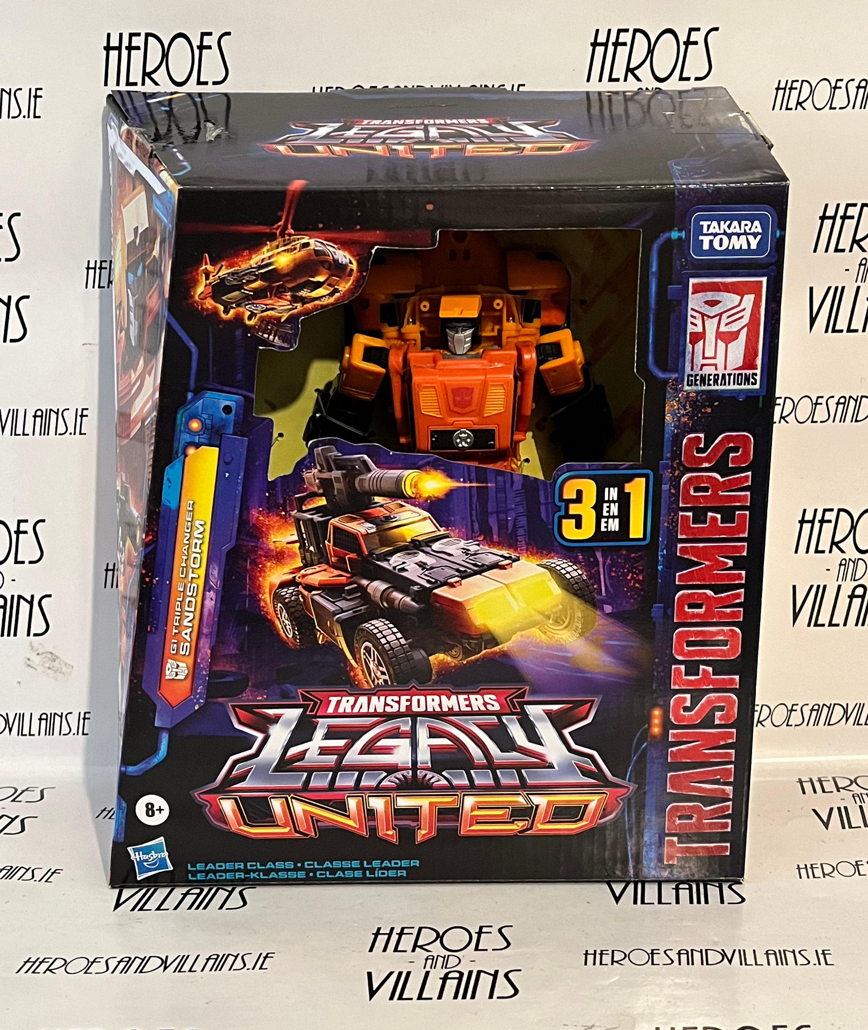 TRANSFORMERS LEGACY UNITED LEADER GEN 1 AUTOBOT SANDSTORM (HASBRO 2024)